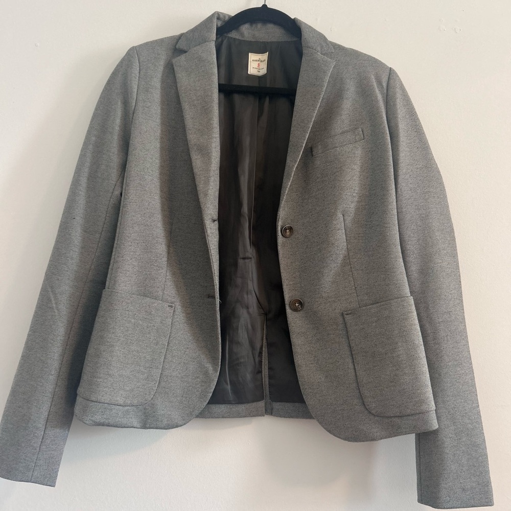 Gap the Academy Blazer Light Gray Blazer Size 6 Tall